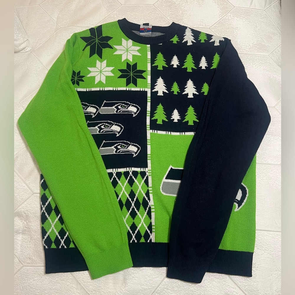Men’s XL Seattle Seahawks Christmas Sweater